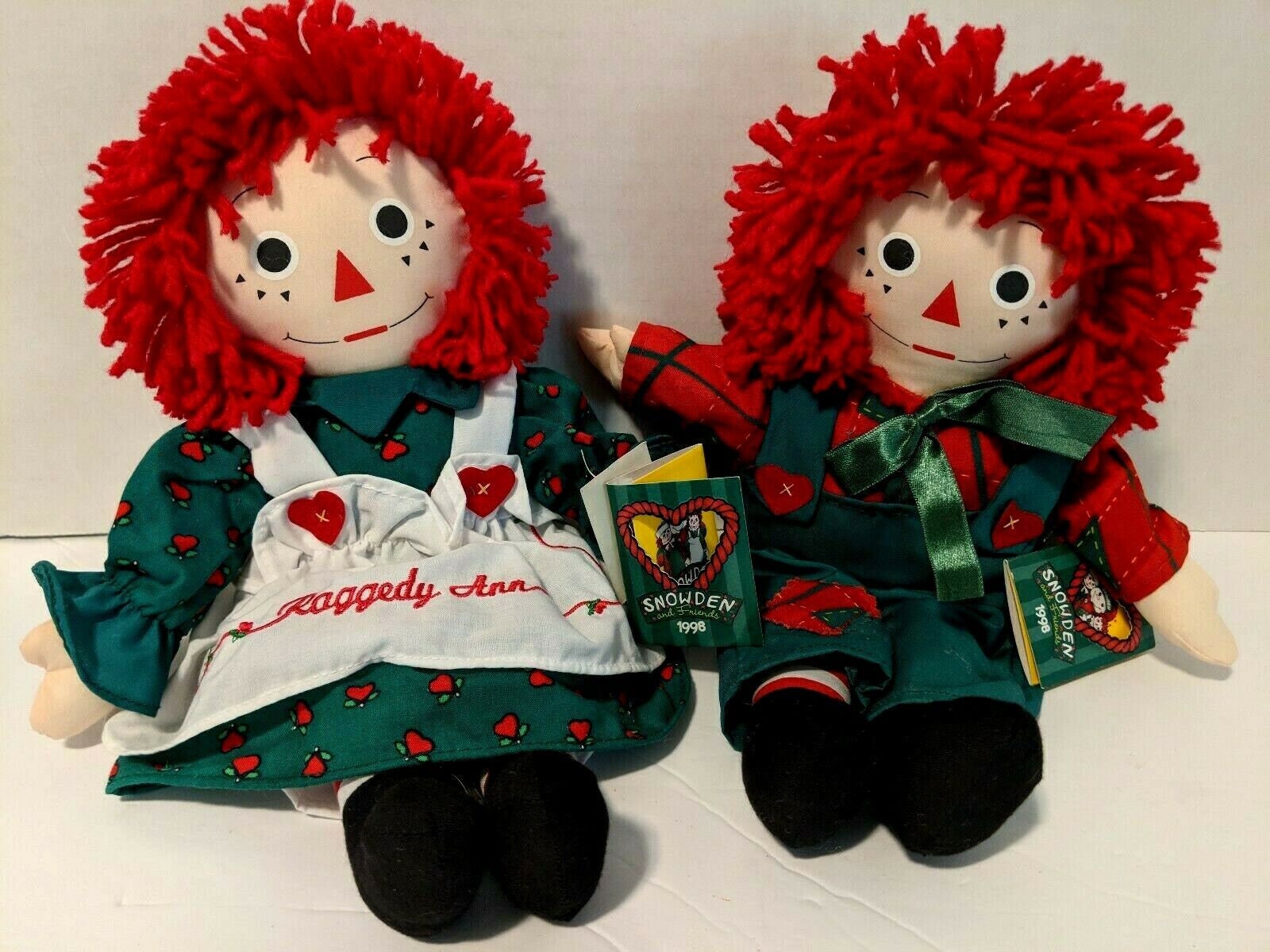 raggedy ann and andy christmas dolls