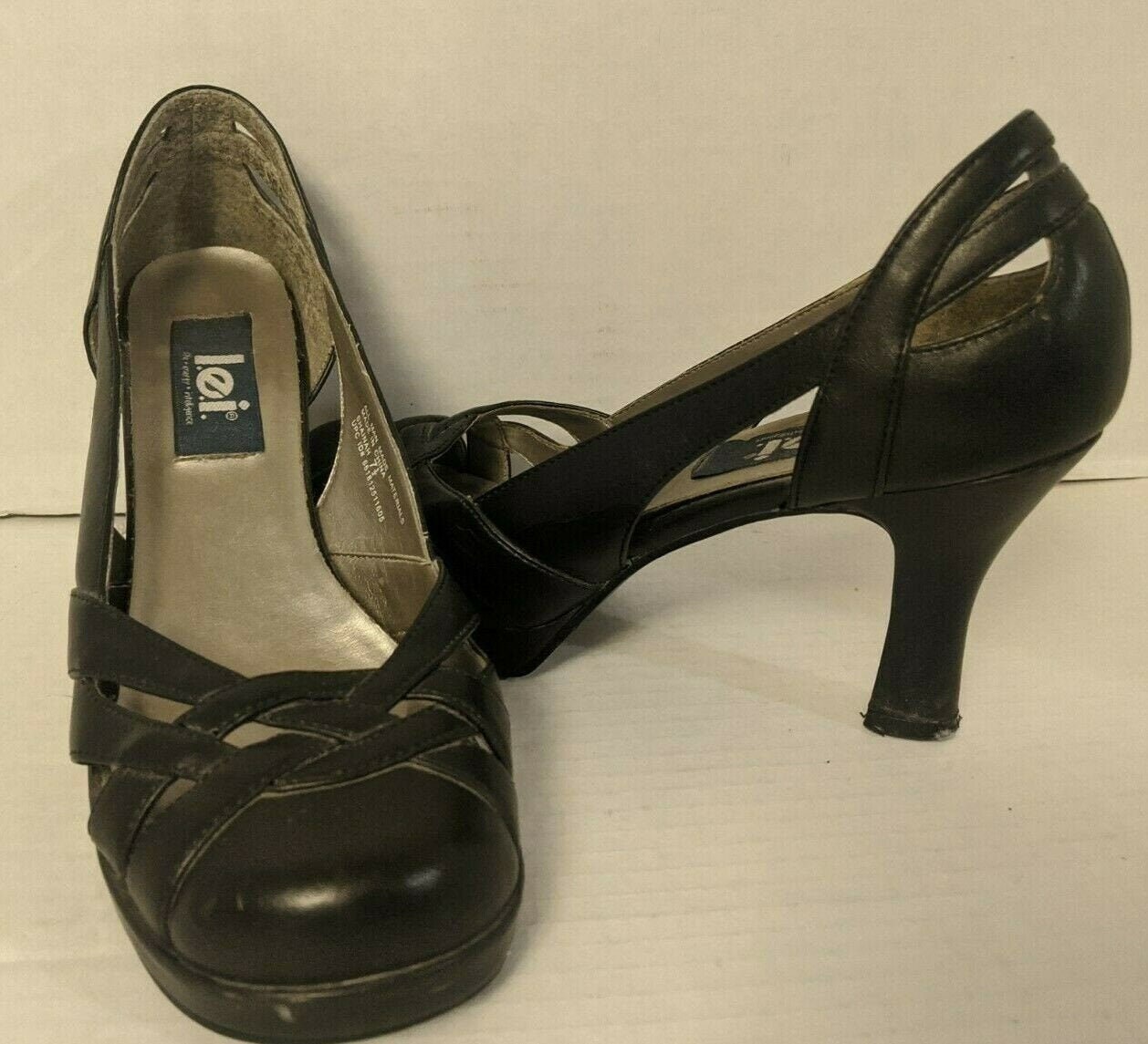 . I Chunky Heel Black Dress Shoes Y2k Size  - Etsy