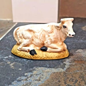 Atlantic Mold Vintage Nativity Cow Figurine