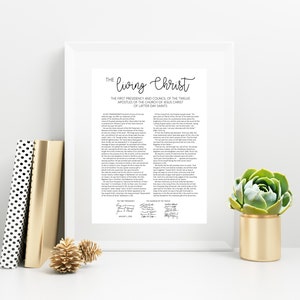 The Living Christ | 8x10, 11x14 | Digital Print | Instant Download ...