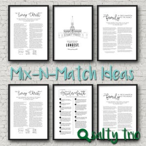 The Family Proclamation 8x10, 11x14 Digital Print Instant Download Inspirational LDS image 4