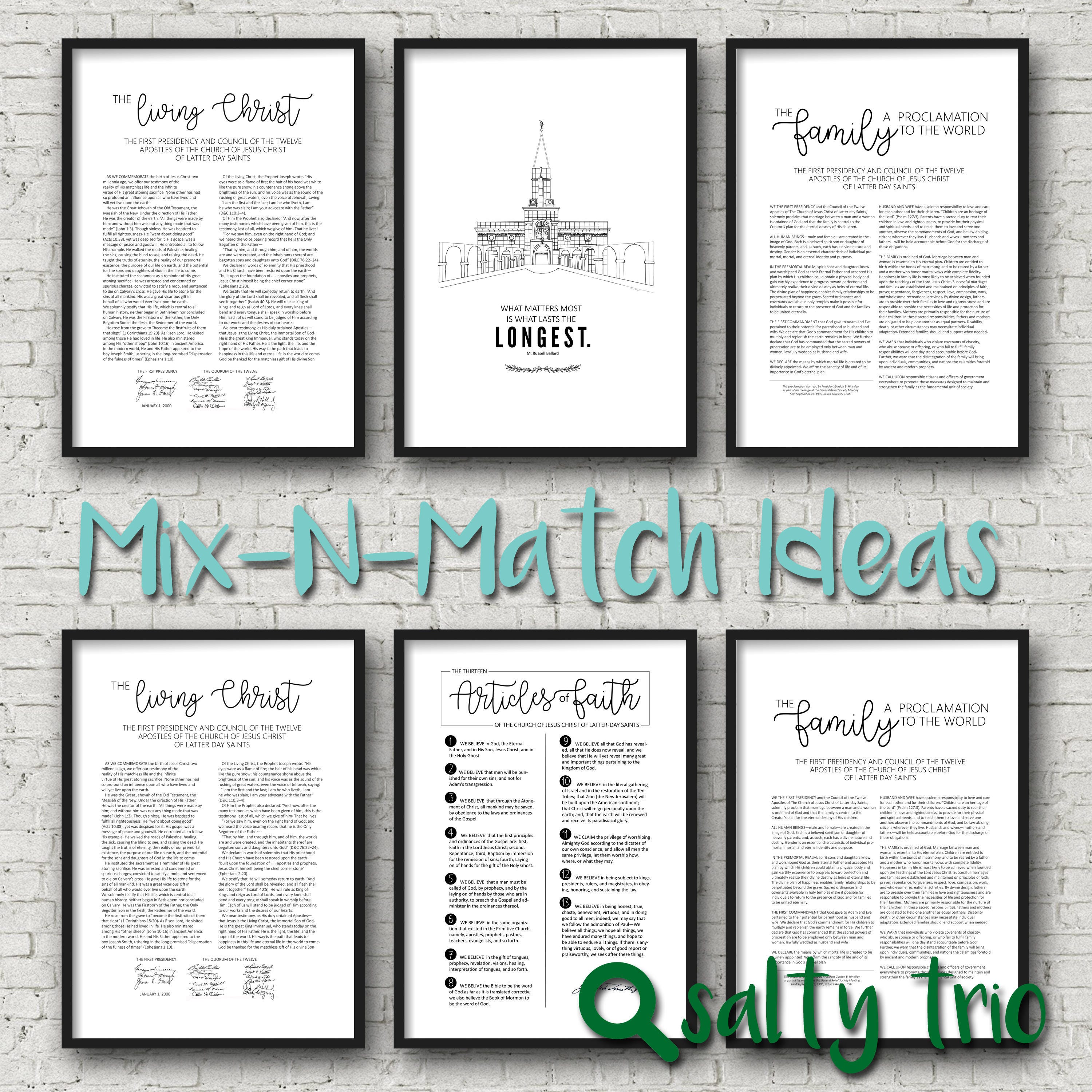 The Family Proclamation | 8x10, 11x14 | Digital Print | Instant ...