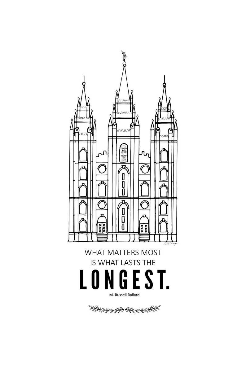 Salt Lake Temple Print | Poster 24x36 | Digital Print | Instant ...