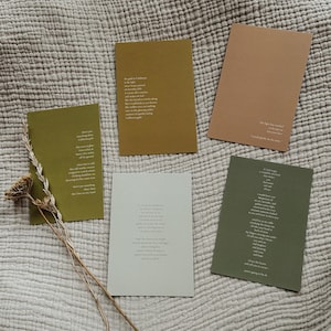 Lot de 5 cartes postales