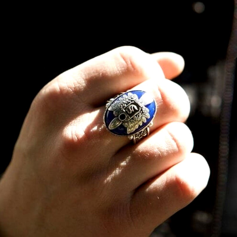 Ring Damon Salvatore Vampire Diaries ring zilveren ring Etsy