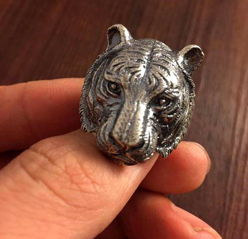 Ring TIGER, Ring TIGER 925, tiger nead 925, tiger 925, sterling silver head