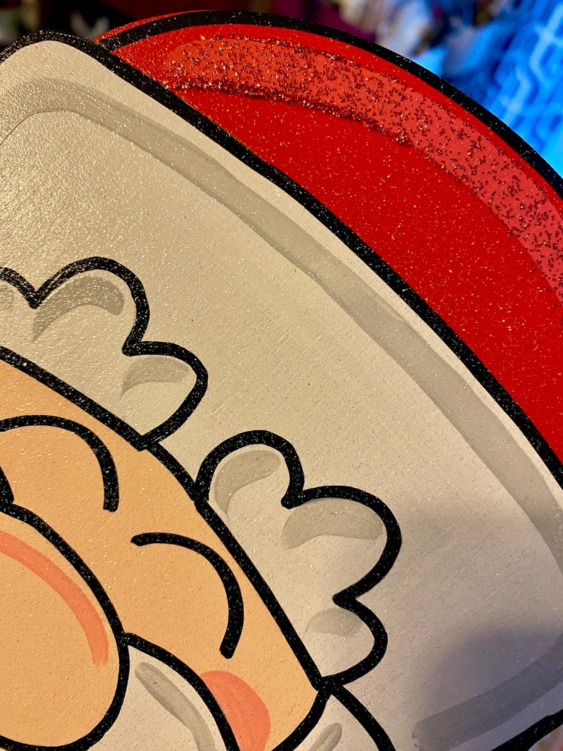 READY TO SHIP Santa Ornament, Christmas Tree Ornament, Christmas