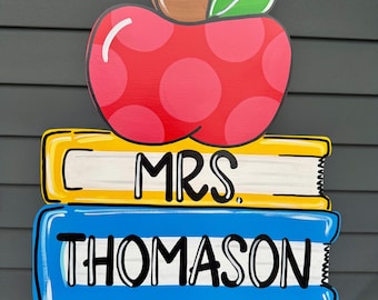 Teacher door hanger, classroom theme, back to school decor, teacher classroom decor, welcome to our class sign, teacher decor, class sign