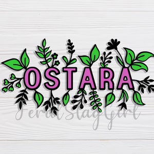 Ostara SVG / Wiccan SVG / Wicca SVG / Easter svg / Spring svg / Cricut Cutting File / pdf / png