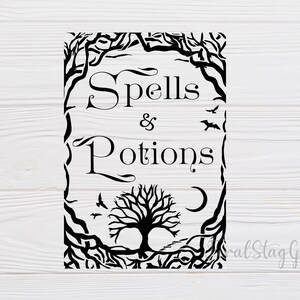 Download Love Potion No 9 3 4 Svg Download For Cricut Harry Potter Etsy