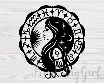 Download Virgo Zodiac Svg Etsy