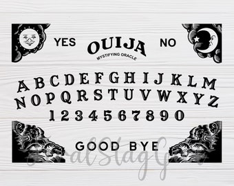 Classic Ouija Board SVG / PNG / PDF / Cricut Cutting File / Digital Download