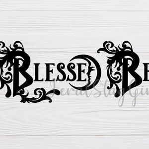 Gesegnet sein SVG / Witchcraft SVG / Wicca SVG / Hexe svg / Pagan svg / Cricut Cutting File / pdf / png