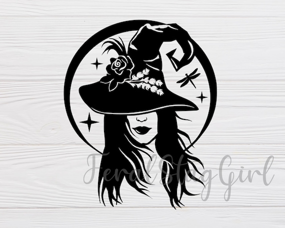 Witch SVG / Halloween SVG / Gothic SVG / Cricut Cutting File / | Etsy
