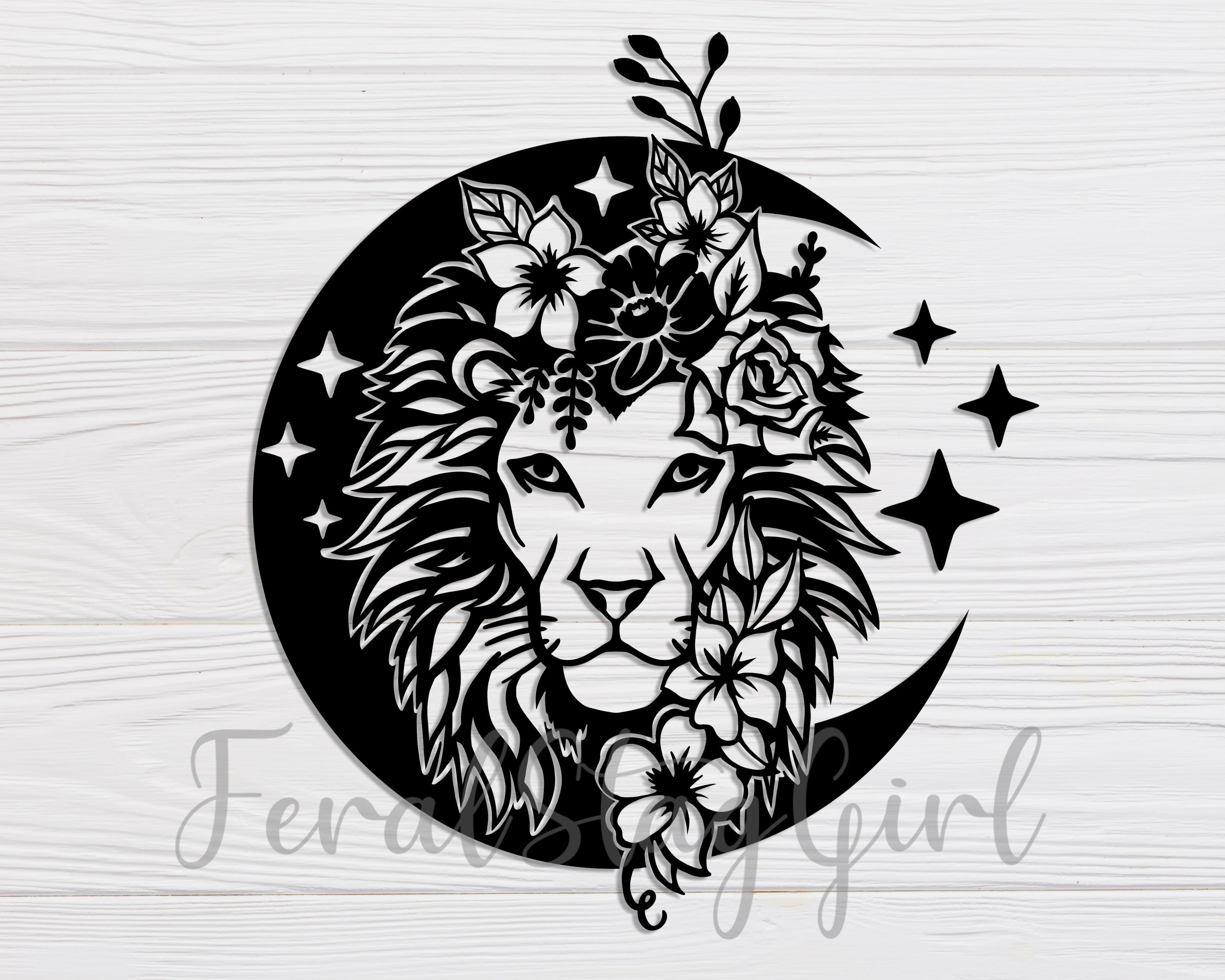 Lion mane tattoo - Etsy België, image size:3000x2400