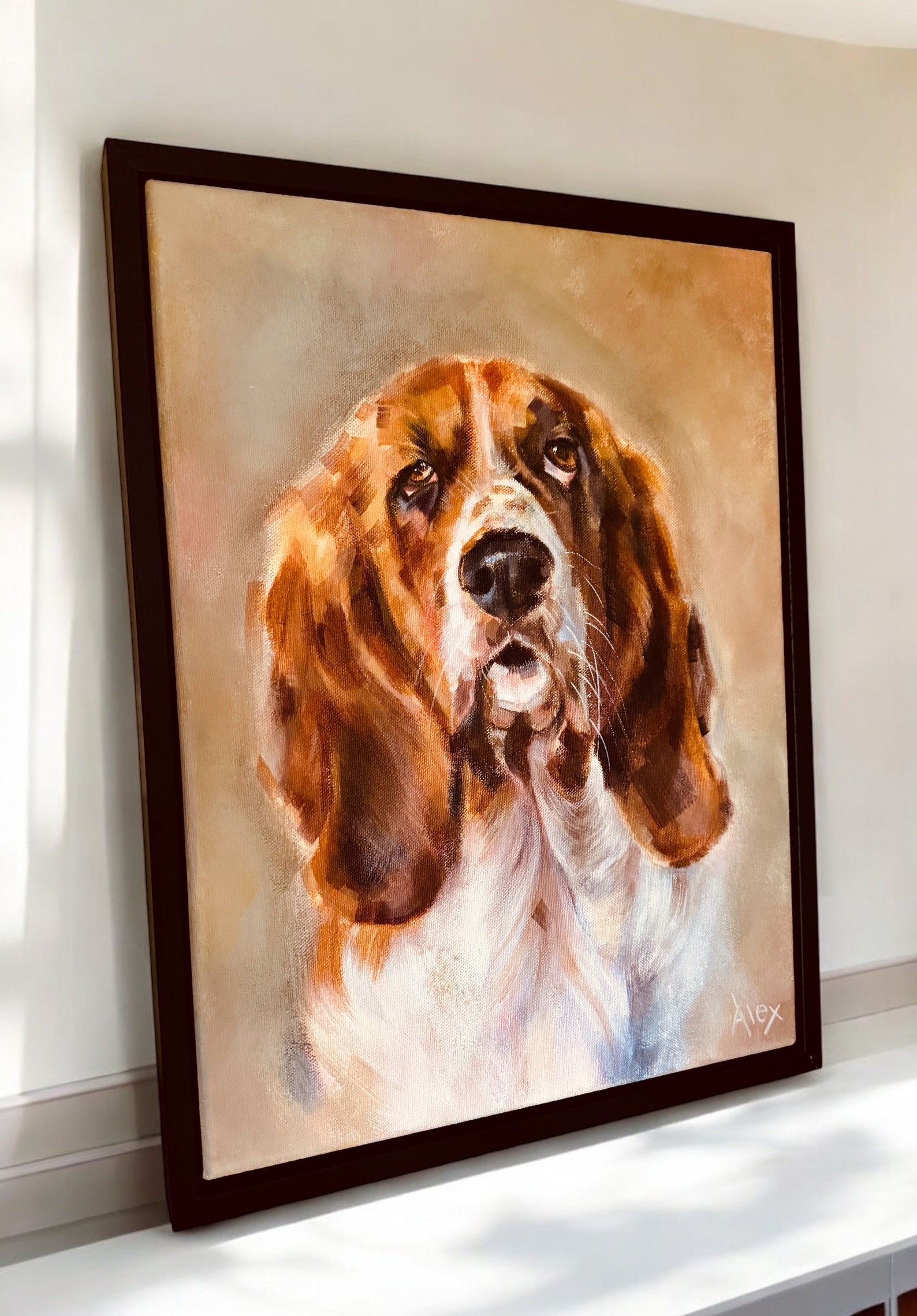 Custom Pet Portraits on Canvas | Acrylic Painting | Custom Painting ...