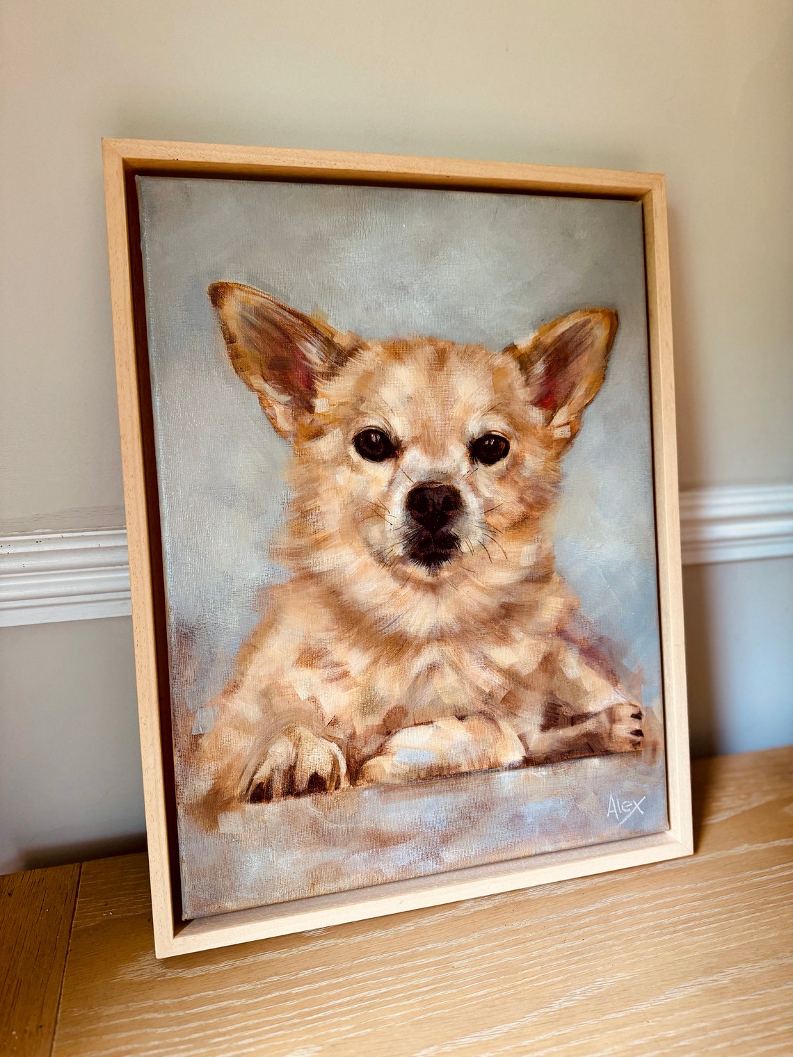Custom Pet Portraits on Canvas Acrylic Painting Custom Painting From ...