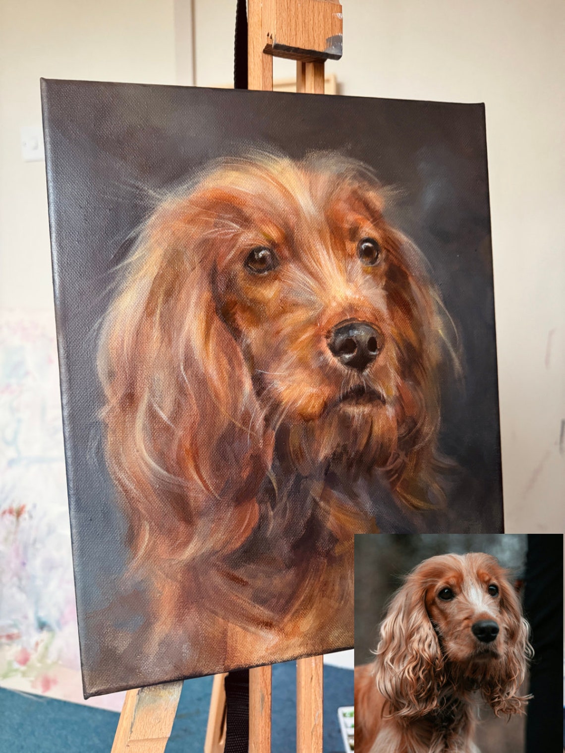 Custom Pet Portraits on Canvas Acrylic Painting Custom Painting From ...