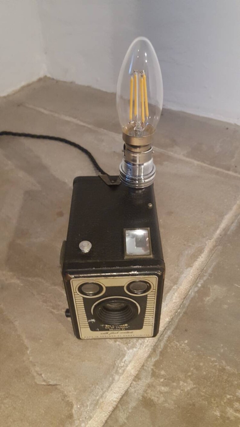 Kodak Brownie camera table lamp including bulb image 7