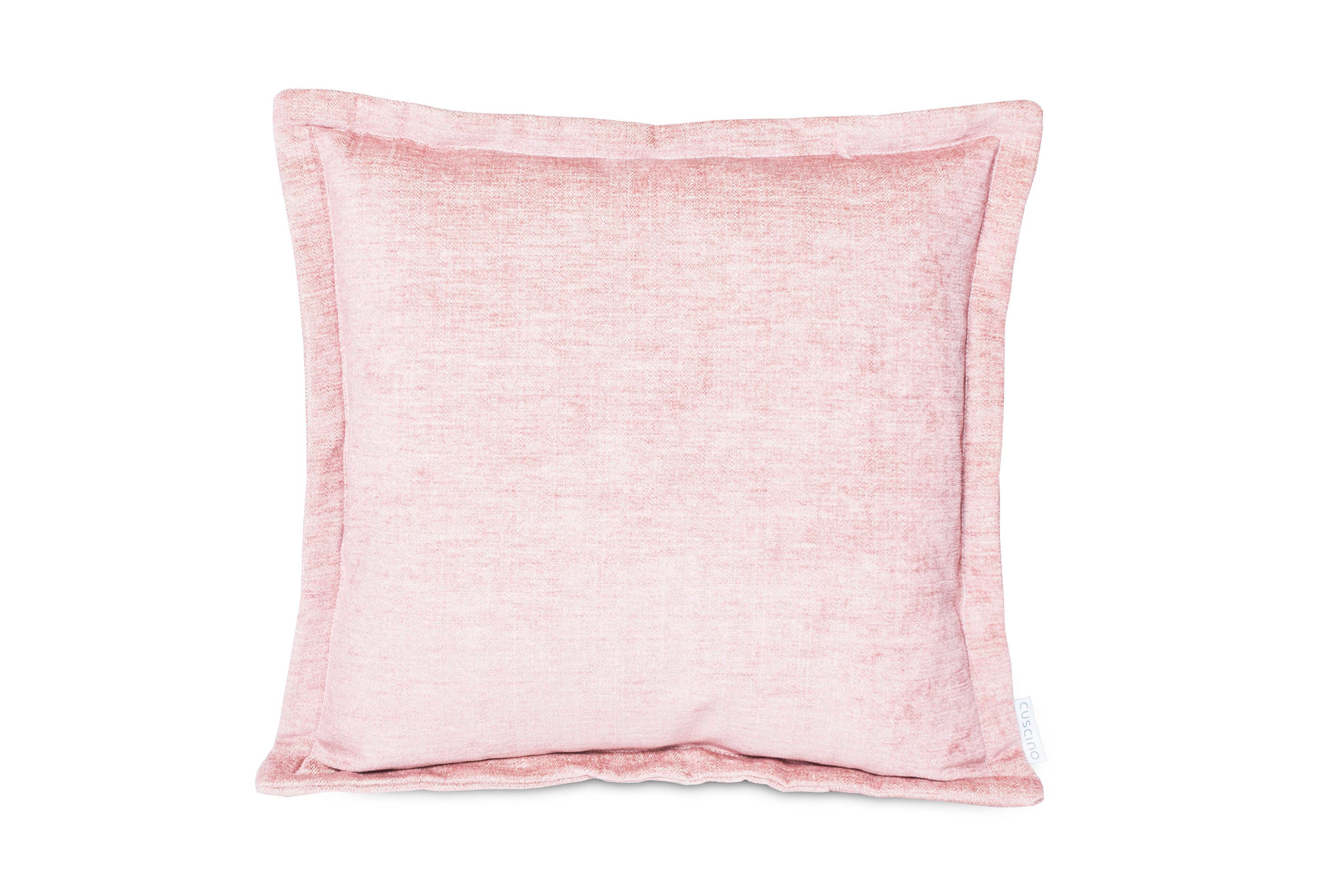 Coussin Rose Blush Chenille Velours, Velours avec Texture, Coussin Chenille, Coussin, Décoratif Blus