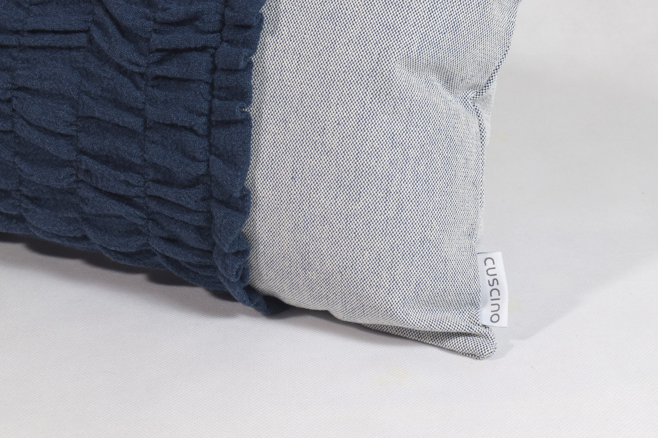 Light Blue Decorative Pillows, Linen Dark Blue Front, Pale Blue Throw Pillows, Linen Decor ...