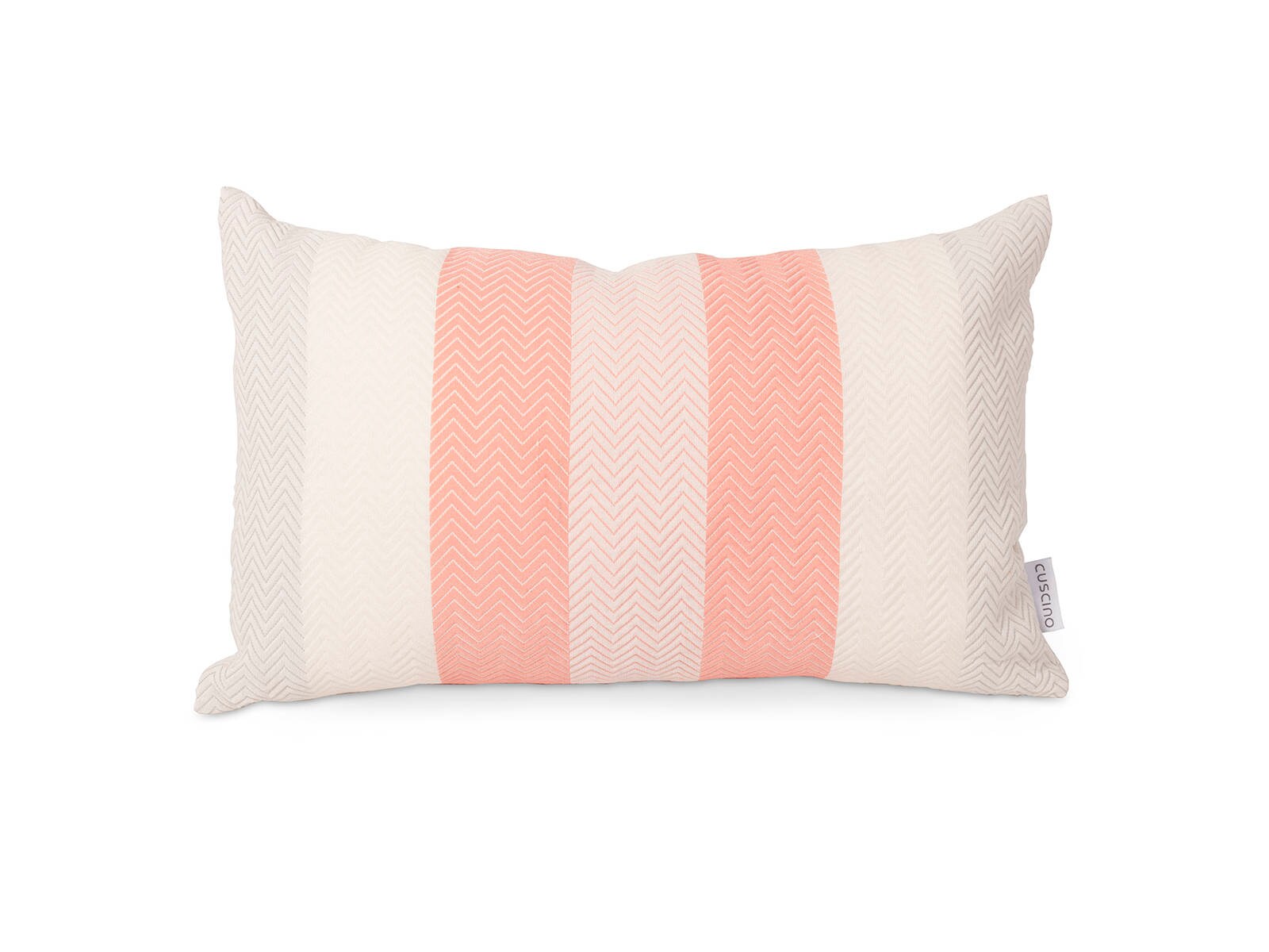 pink chevron pillow