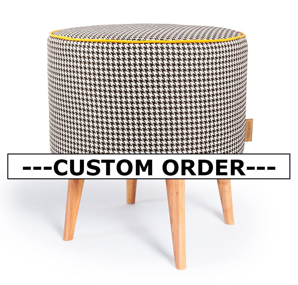 pied De Poule Pouf, Pouf