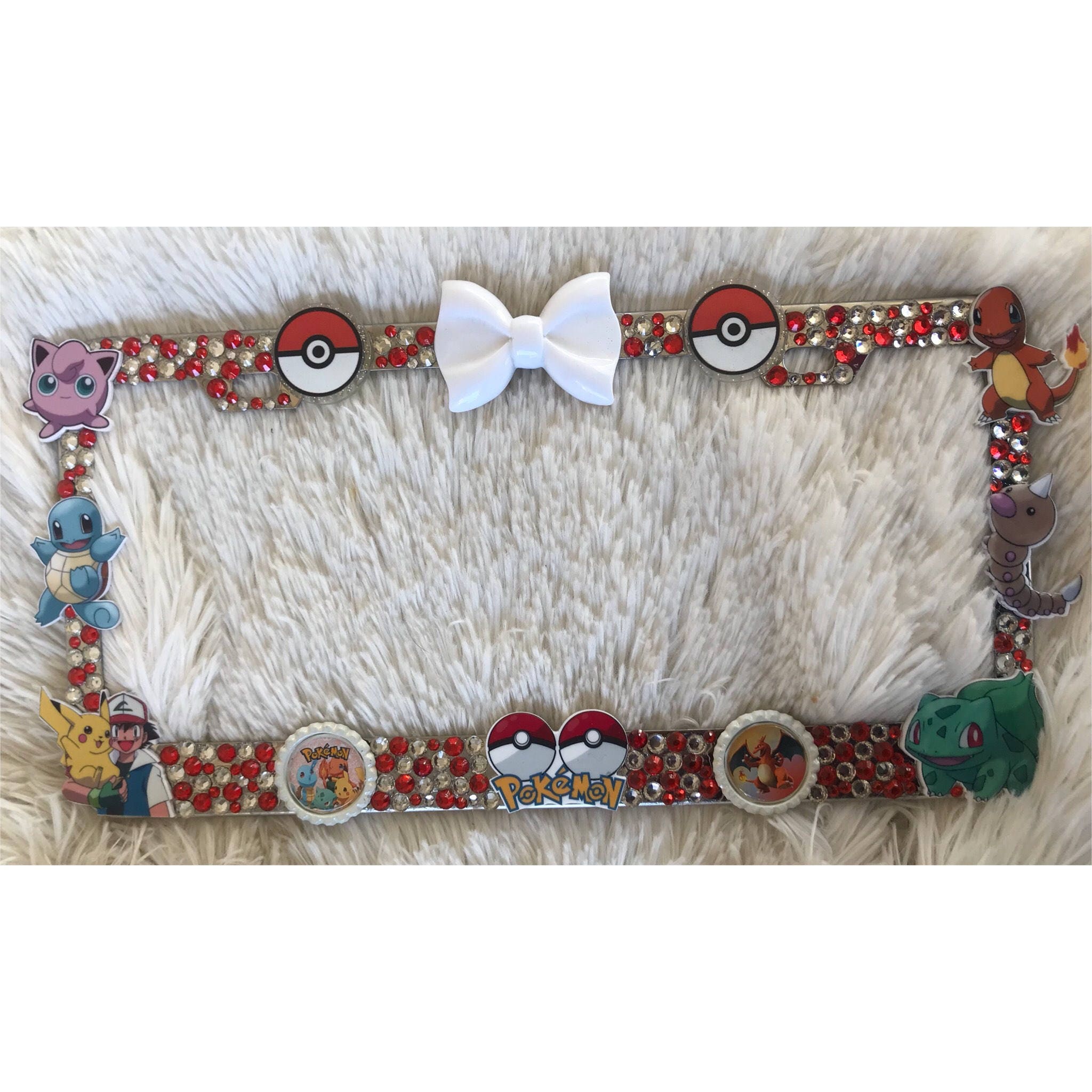 Pokémon license plate frame Etsy