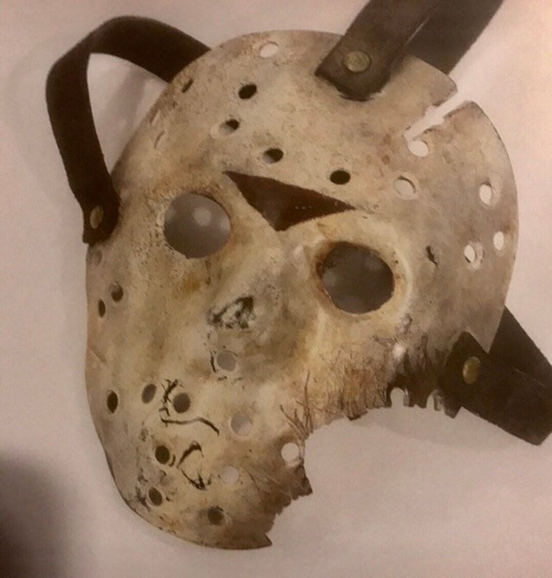 Certificate of authenticity in phoros Friday the 13th Part 7 HERO BLANK off the original mold replica blank