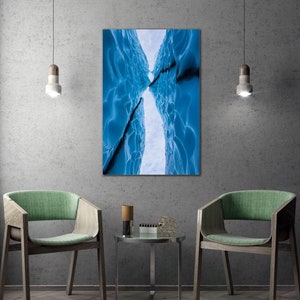 Ice Arch Z - Matanuska Glacier Alaska Fine Art Photography  (Metal & Bamboo Prints)