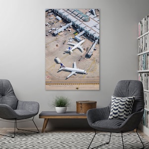 United Terminal - Chicago O&#39;Hare International Airport - Aerial Fine Art Photography (Metal & Bamboo Prints)