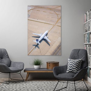 United Airlines - Chicago O&#39;Hare International Airport - Aerial Fine Art Photography (Metal & Bamboo Prints)