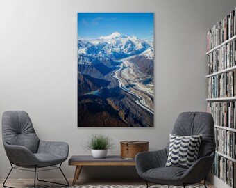 Tokositna Glacier Mount Denali - Alaska Aerial Fine Art Photography (Metal & Bamboo Prints)