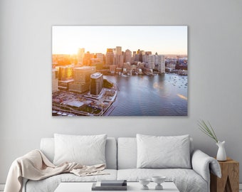 East Boston Waterfront - Aerial Fine Art Photography (Metal & Bamboo Prints)