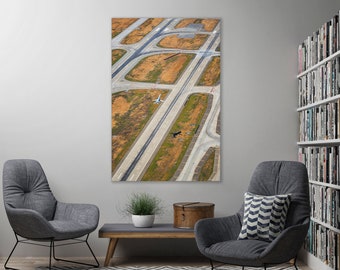 Norman Y. Mineta San Jose International Airport - Aerial Fine Art Photography (Metal & Bamboo Prints)