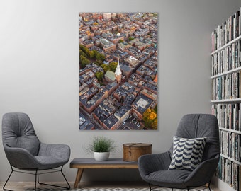 Old North Church Boston - Aerial Fine Art Photography (Metal & Bamboo Prints)