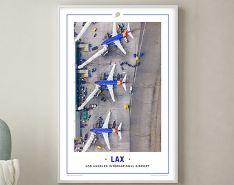 LAX - Los Angeles International Airport - Southwest Airlines Terminal - Airport // Travel Photography Posters
