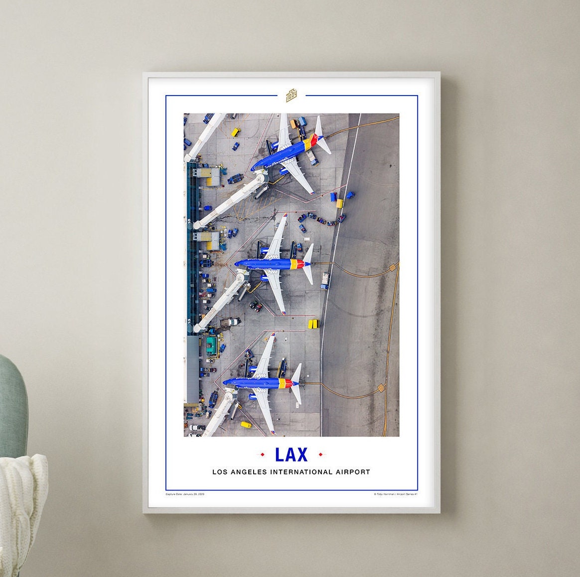 Lax Airport Poster - Etsy