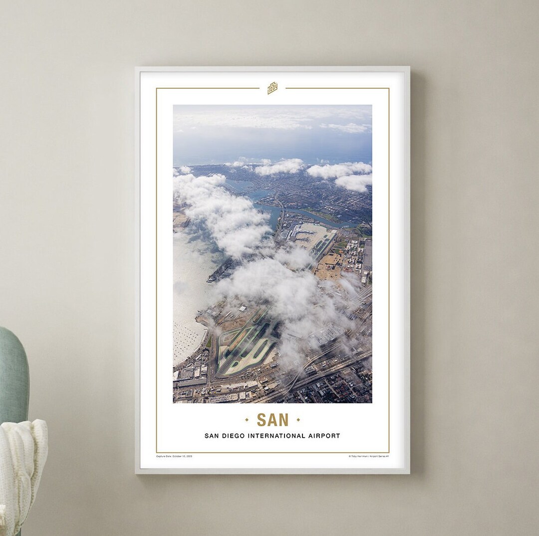 SAN • San Diego International Airport - Poster #2 - Etsy