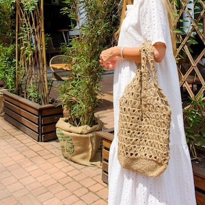 Jute string bags clearance