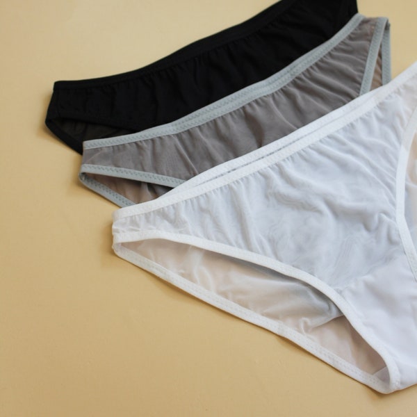 See Through Panties Set, Transparent Panties For Woman, Sheer Mesh Panties