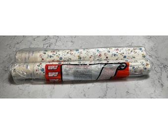 2 Rolls Thomas Strahan Vintage Wallpaper WN8712 Blue & Pink Floral New Sealed