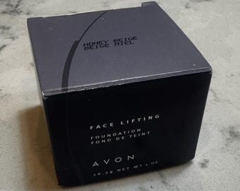 VINTAGE Avon Face Lifting Foundation - Honey Beige  1 fl oz DISCONTINUED / HTF