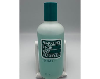 Vintage 1984 Avon Sparkling Finish Face Freshener 8oz New Old Stock Retro Prop