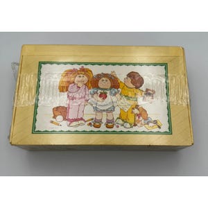 Vtg 1984 Cabbage Patch Kids Pencil Crayon Box Case Current School Box New Sealed