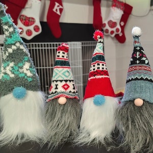 Handmade Gnomes Sock Gnomes Shelf Decor or Tiered Tray Customoziable