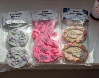 Wax Melt Bag Assorted Shapes Handmade Soy Wax Melts Non Toxic Food Wax Melts for Warmers Home Fragrance Gift Samples Gift for Her Smell Good