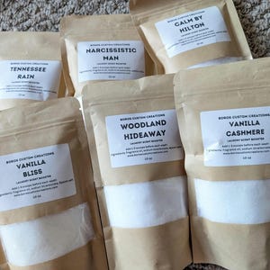 Natural Laundry Scent Booster 10 oz Non-Toxic Fabric Softener Laundry Scent Additive Eco Friendly HE Washer Safe Natural Laundry Pet Safe