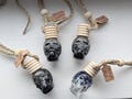 Black Skull Car Diffuser Gothic Scented Car Air Freshener Spooky Hanging Car Scent Witchy Car Accessory Horror Gift Alternative Mother's Day