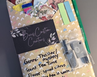 Blind Date With A Book Mystery Book Bundle Surprise Book Lover Gift Reader Bundle Cozy Self Care Gift for Readers Fantasy Romance Book Box